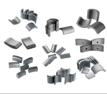 ISO9001/ROHS Standard Sintered Ferrite Magnet with Coercivity of 235-275 KA/m R51.8mm-r43.1mm ×39.0mm